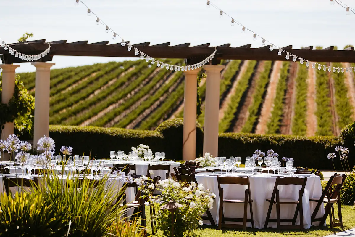 outdoor wedding venue in Villa San Juliette - Paso Robles, California