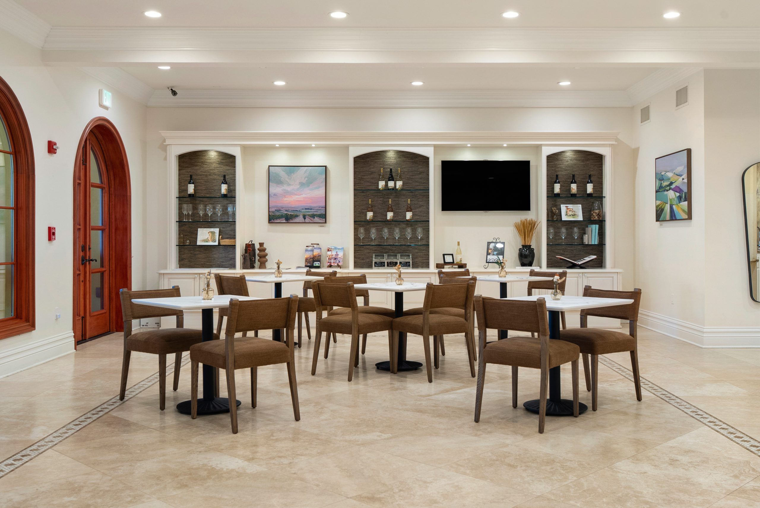 Villa San-Juliette tasting room interior
