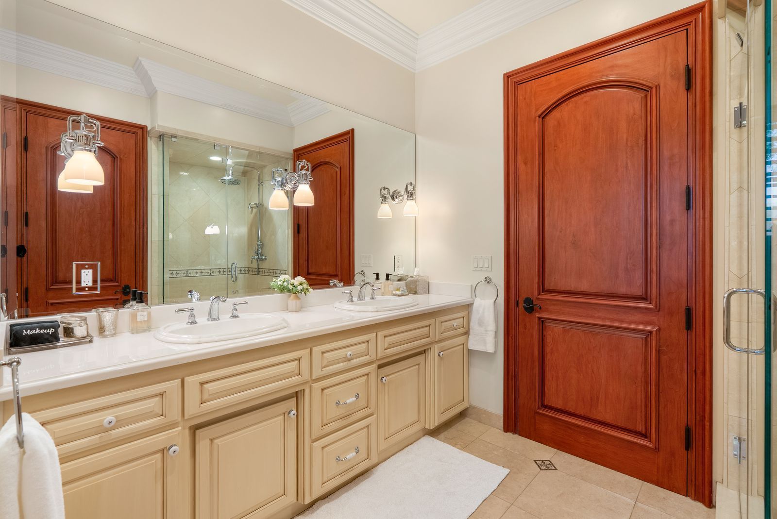 East Villa upstairs bathroom vanity