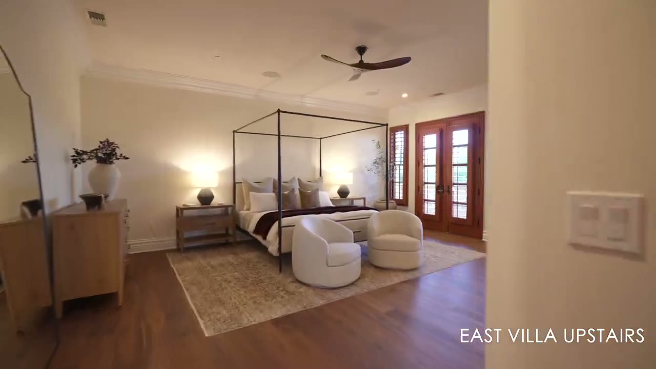East Villa · Upstairs video tour preview