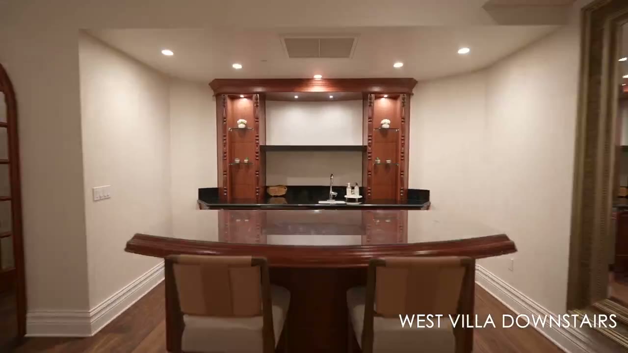 West Villa · Downstairs video tour preview