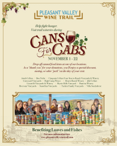 Pleasant Valley Wine Trail Cans for Cabs